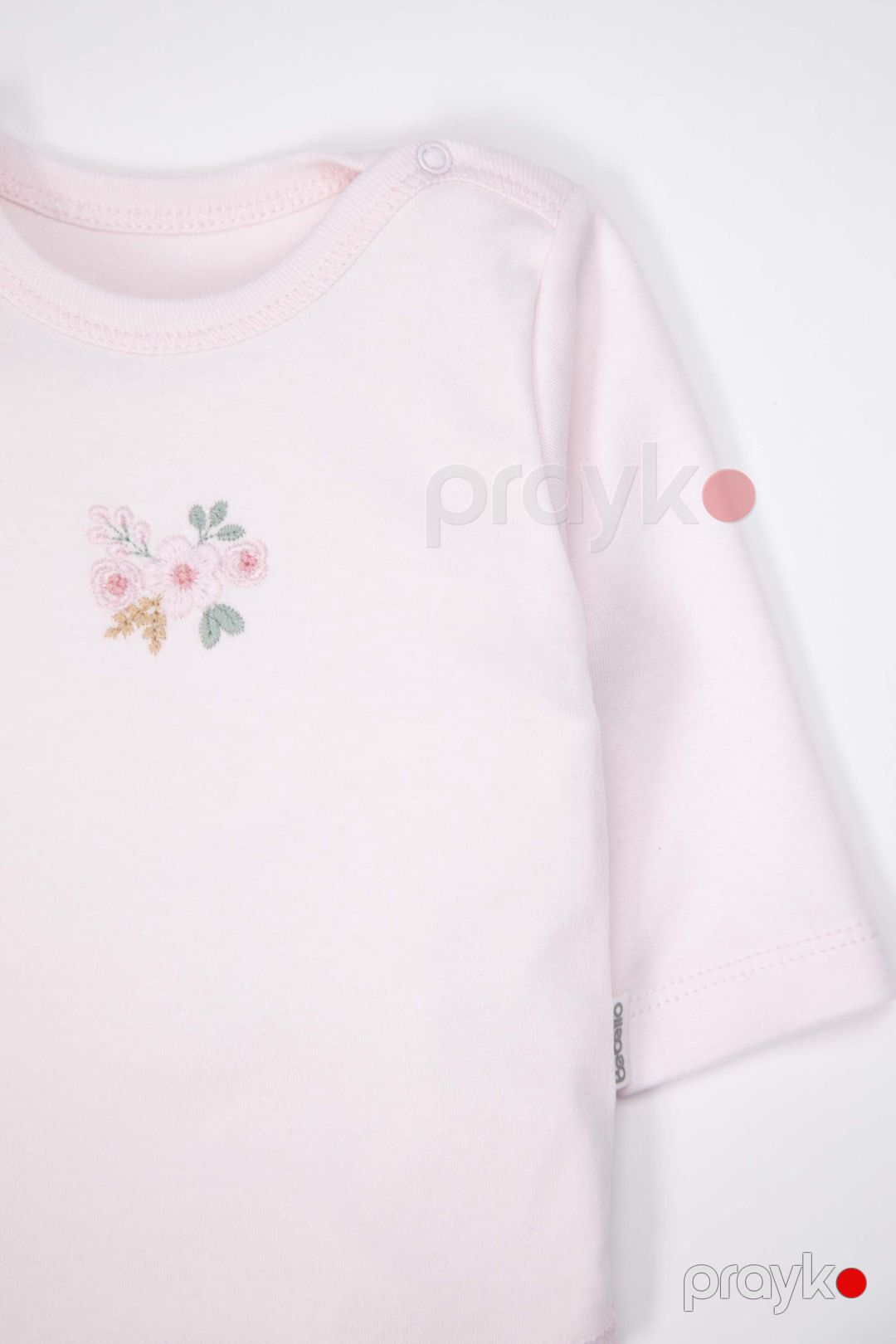Bodi Bebetto T4332, açıq çəhrayı, pambıq, ölçü 6-9 ay — Mallar, Bakı (3)