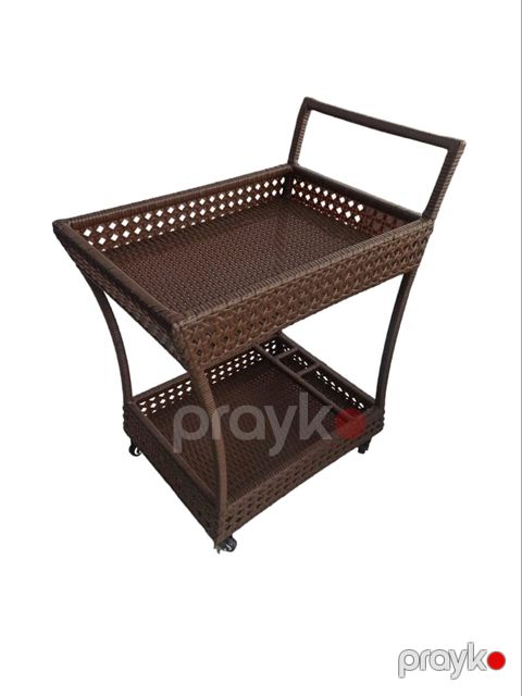 Bağ üçün stol Zili Rattan 55x76x85 sm, qəhvəyi — Bakı