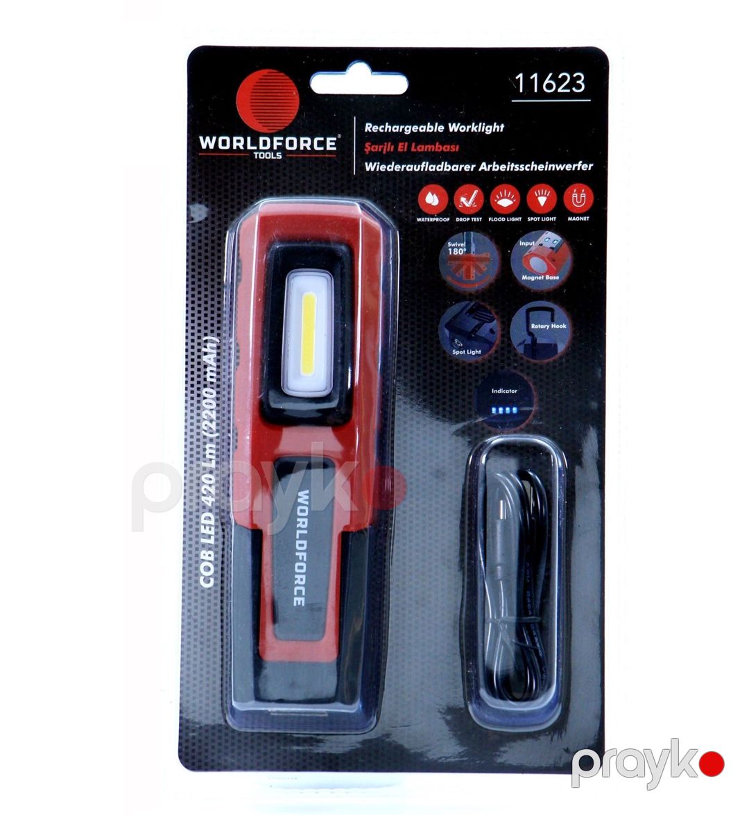 Fənər Worldforce 11623, 2200 mAh, 420 lm — Mallar, Bakı (2)