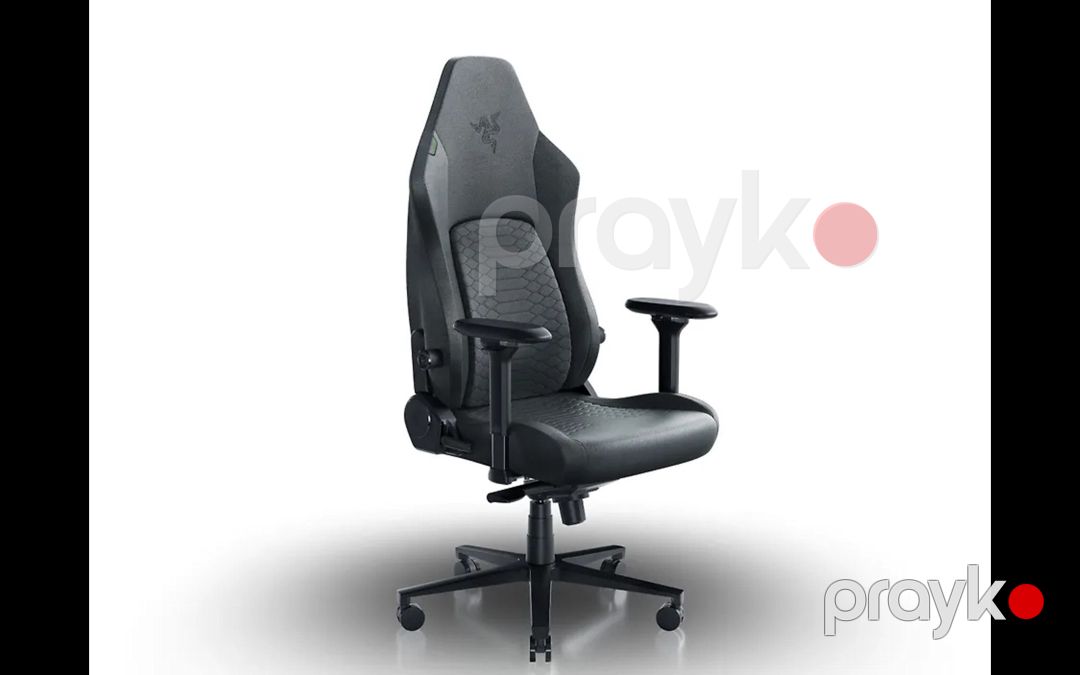 Razer chair Iskur V2 fabric, 4D-Armrests, dark grey — Mebel, Bakı (4)