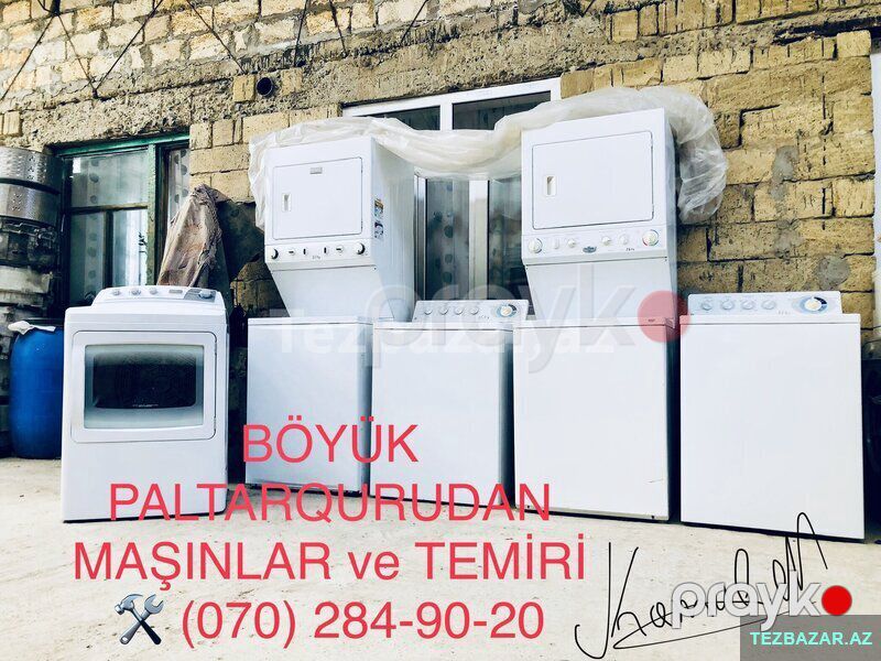 camasirxana üçün paltaryuyan maşın paltarqurudan dryer — Paltaryuyan maşınlar, Bakı (10)