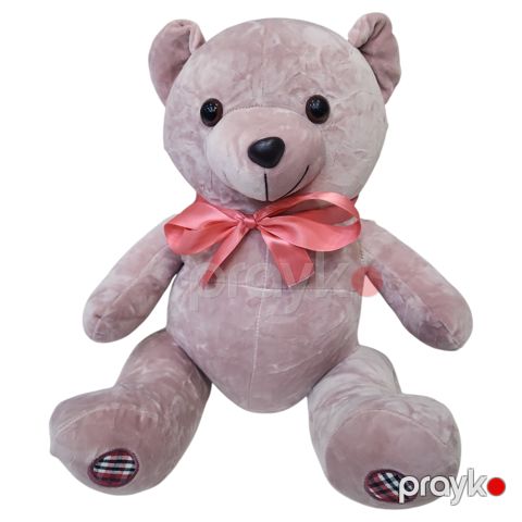 Yumşaq oyuncaq HA-025 Teddy Bear, peluş, çəhrayı, 36x36 sm — Bakı