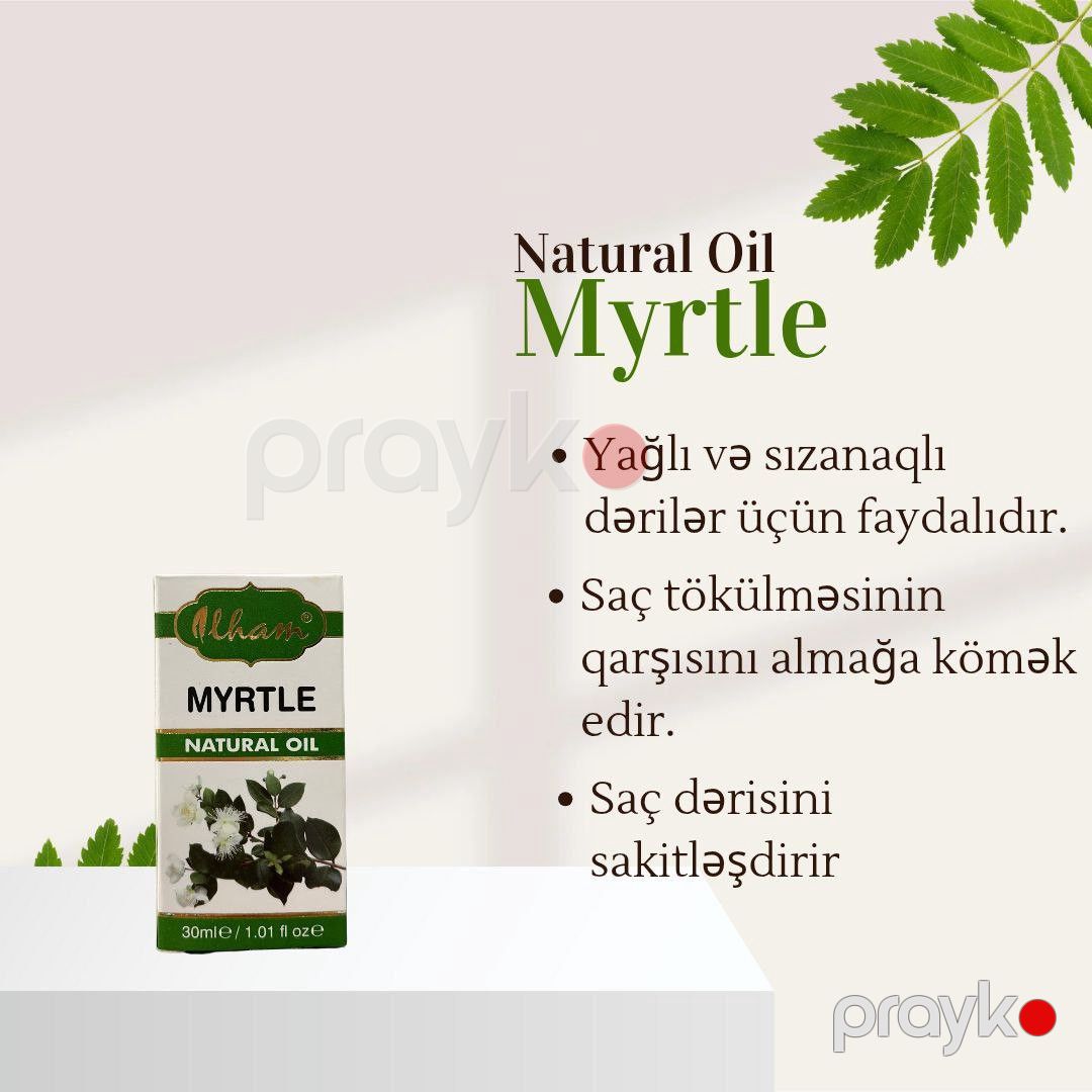 Təbii bitki yağı Alham Myrtle, 30 ml — Mallar, Bakı (2)
