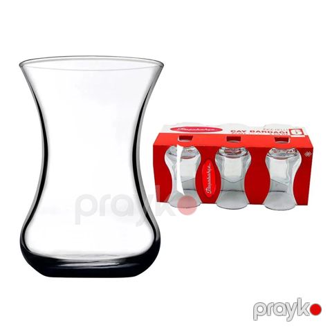 Armudu stəkan dəsti Paşabahçe 42381, şüşə, şəffaf, 125 ml, 6 əd — Bakı