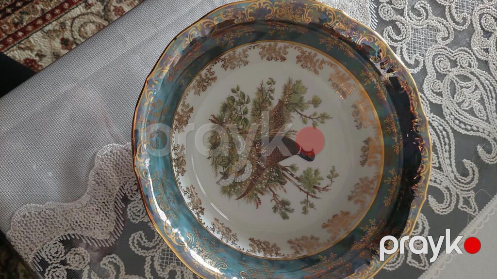 Nahar dəsti, Farfor, Epiag, 6 nəfərlik, Çexiya — Süfrə qabı, Bakı (4)