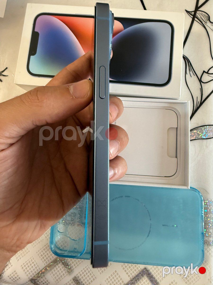 Apple iPhone 14 Blue 128GB/6GB — Smartfonlar, Bakı (6)