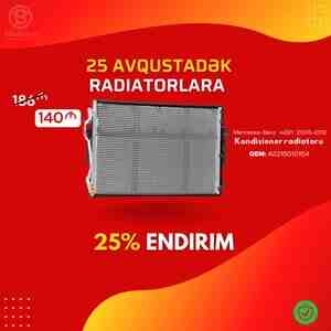 Mercedes-Benz W221 kondisioner radiatoru — Bakı
