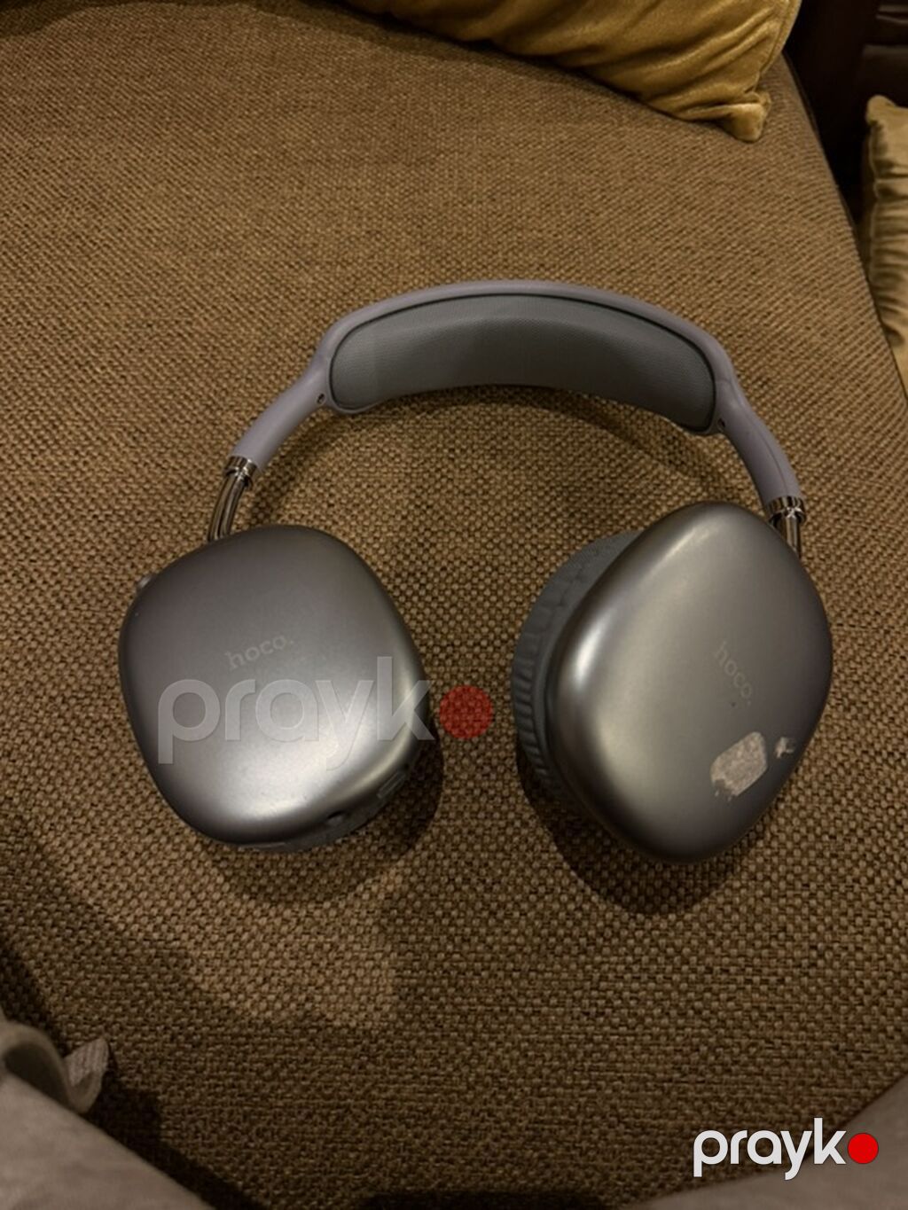 Hoco naqilsiz qulaqlıq (over-ear) - Rəng: boz/metalik - Over‑ear — Qulaqcıqlar, Bakı (2)