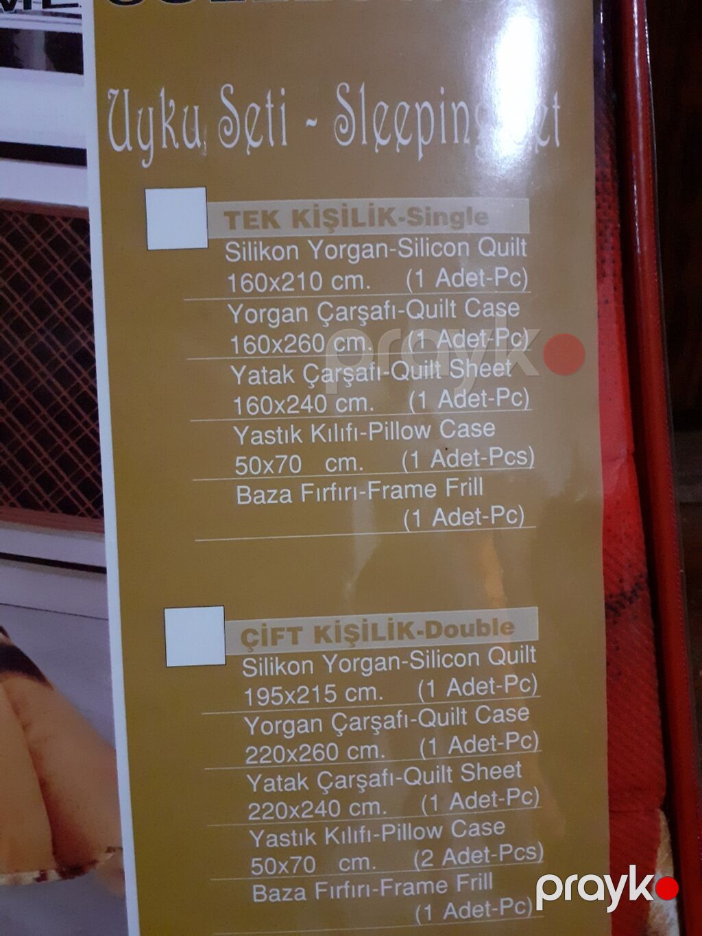 Yeni Böyüklər üçün İki nəfərlik 4 fəsil Sintepon Pastel dəsti, Pulsuz çatdırılma — Döşəmə dəsti, Bakı (2)