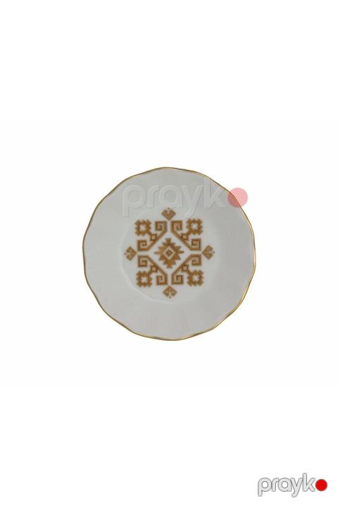 Nəlbəki Porland Arabesque Desen1, farfor, sarı, 11 sm — Bakı