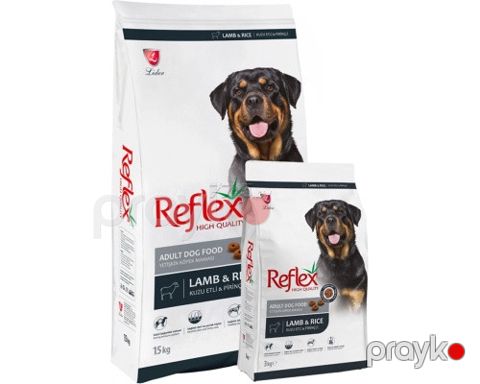 Quru yem Reflex yetkin itlər üçün, quzu əti ilə, 1 kq — Bakı