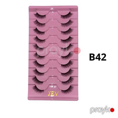 Süni kirpiklər dəsti JEV B42, qara, 8-14 mm — Bakı