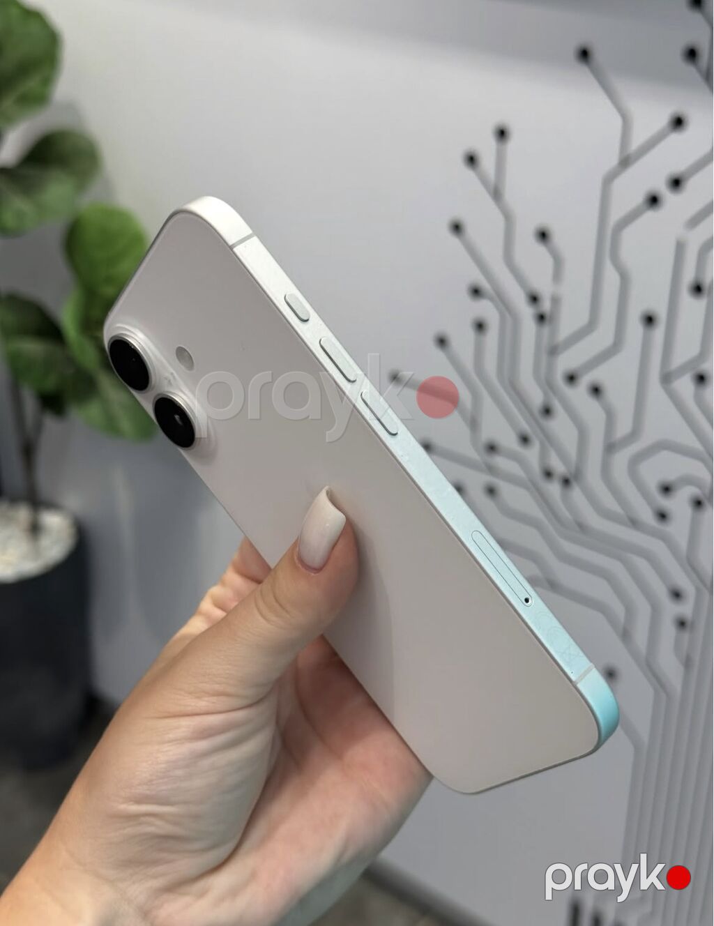 IPhone 16, 128 GB, Ağ, Zəmanət, Simsiz şarj, Face ID — Apple iPhone, Bakı (5)