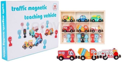 Oyun dəsti Traffic Magnetic Teaching Vehicle YM229, 3+ yaş — Bakı
