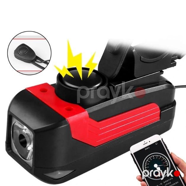Velosiped üçün ön sensorlu fənər Bikesport 109, göy — Mallar, Bakı (2)