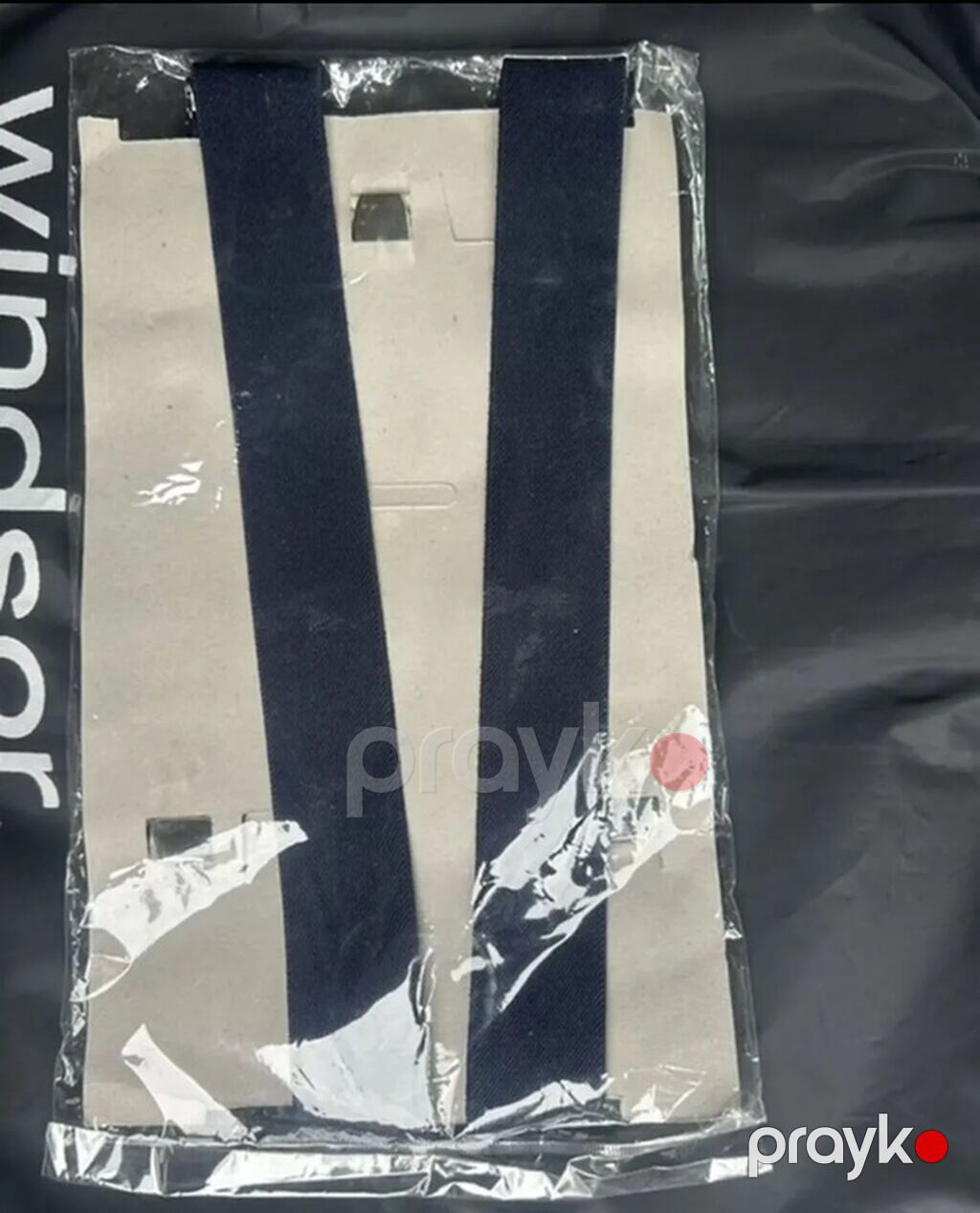 Kişi üçün tünd göy rəngli asqılıq (suspenders) - Model: Y-formalı — Kəmər, Bakı (2)