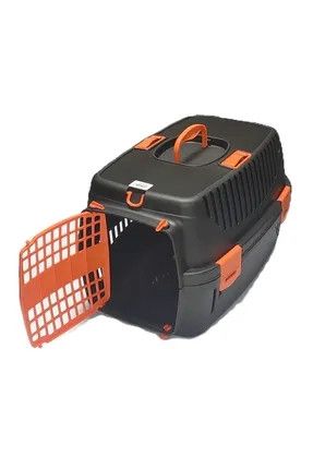 Daşıma çantası itlər və pişiklər üçün, qara/narıncı, 48x32.5x31 sm — Mallar, Bakı (3)