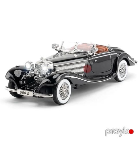 Oyuncaq maşın Mercedes Benz Classic 500K, 1:18, qara — Bakı