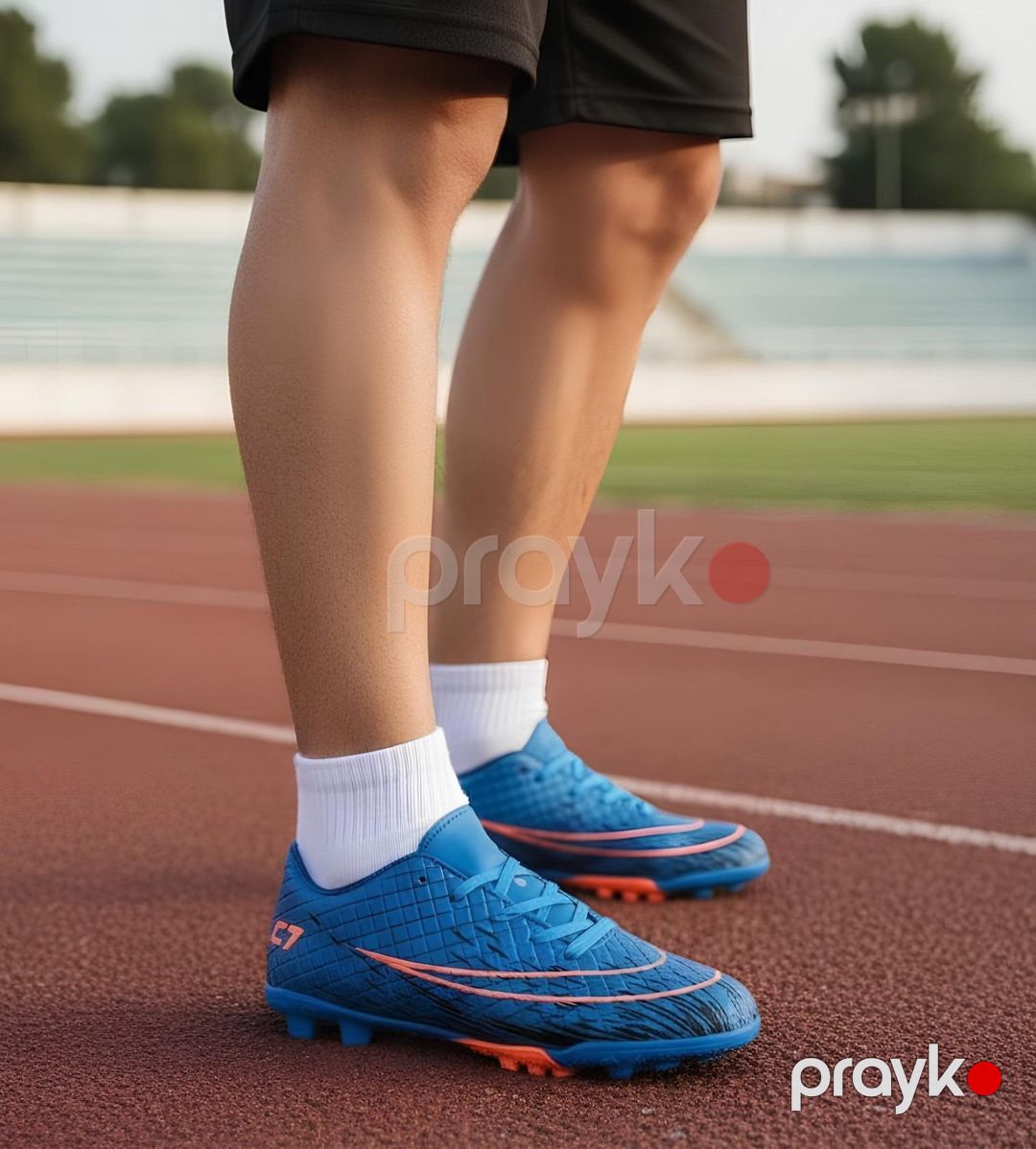Oğlanlar üçün futbol butsları TCS_2460, göy, sintetik, ölçü 39 — Mallar, Bakı (2)