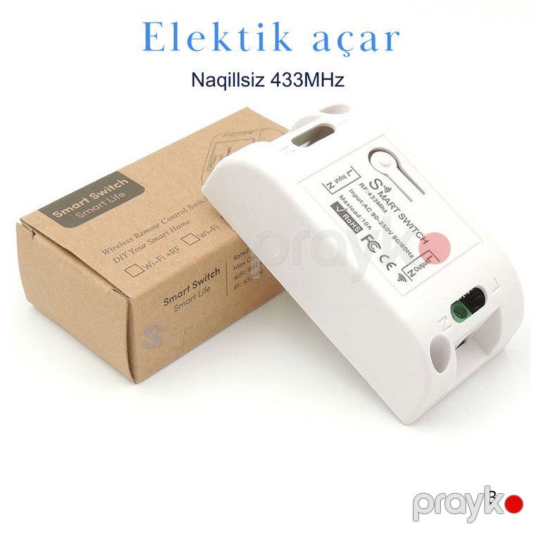 433MHz naqilsiz elektrik açarı — Ağıllı ev və təhlükəsizlik, Bakı (4)