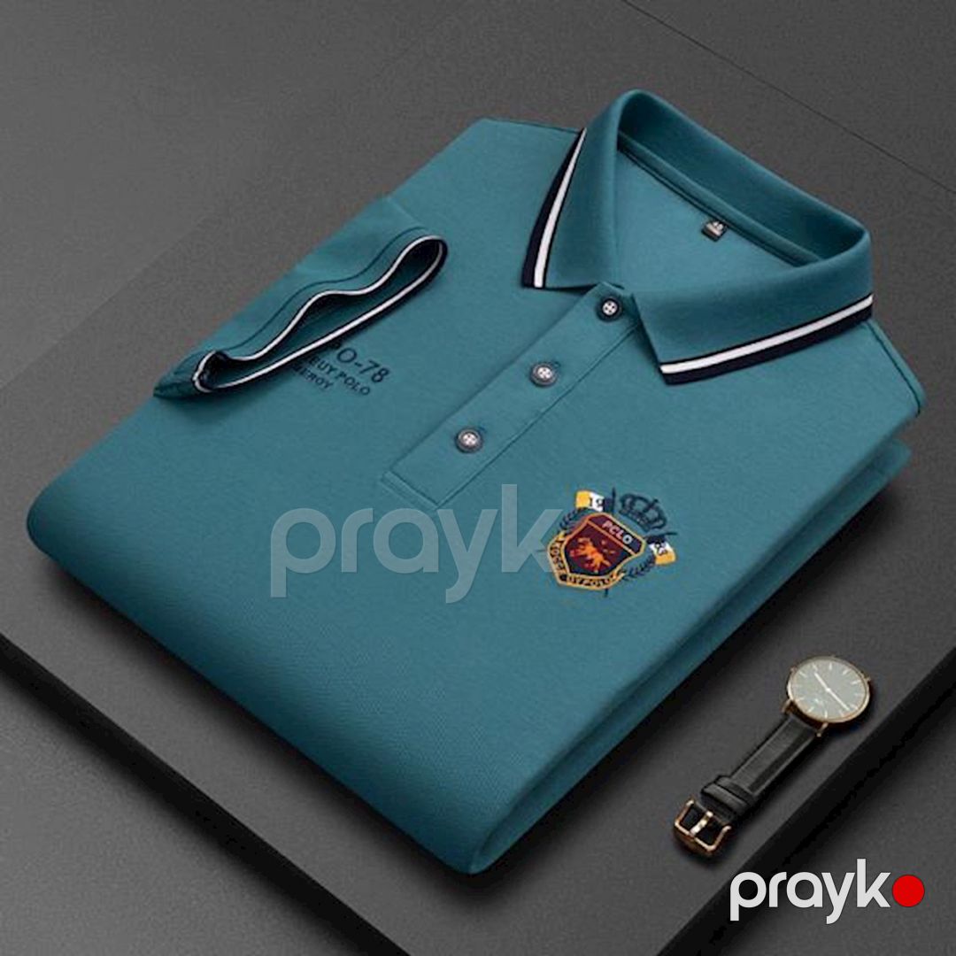 Kişilər üçün polo EB 758, mavi, pambıq, ölçü XL — Mallar, Bakı (2)