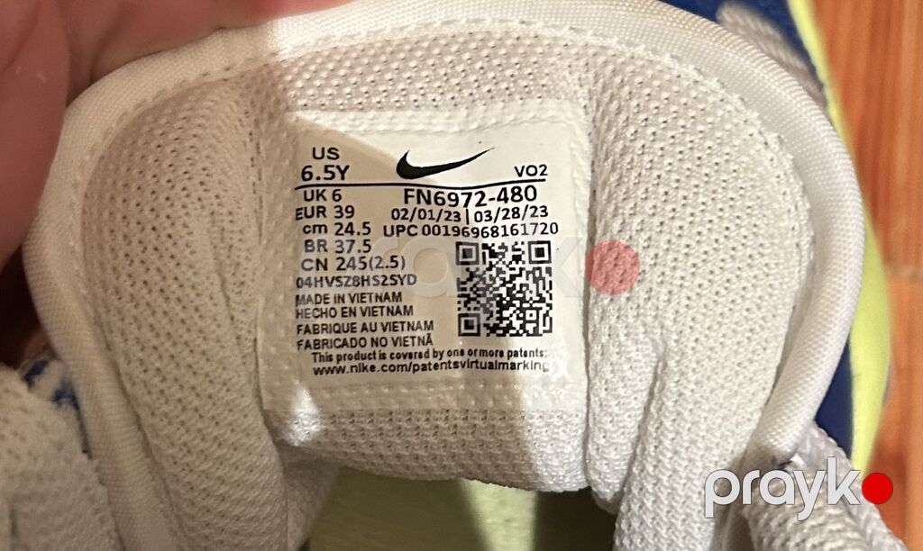 Nike Air Swoopes 2 (FN6972-480) uşaq/GS krossovkası - Rəng: cobalt — Uşaq ayakkabısı, Gəncə (3)