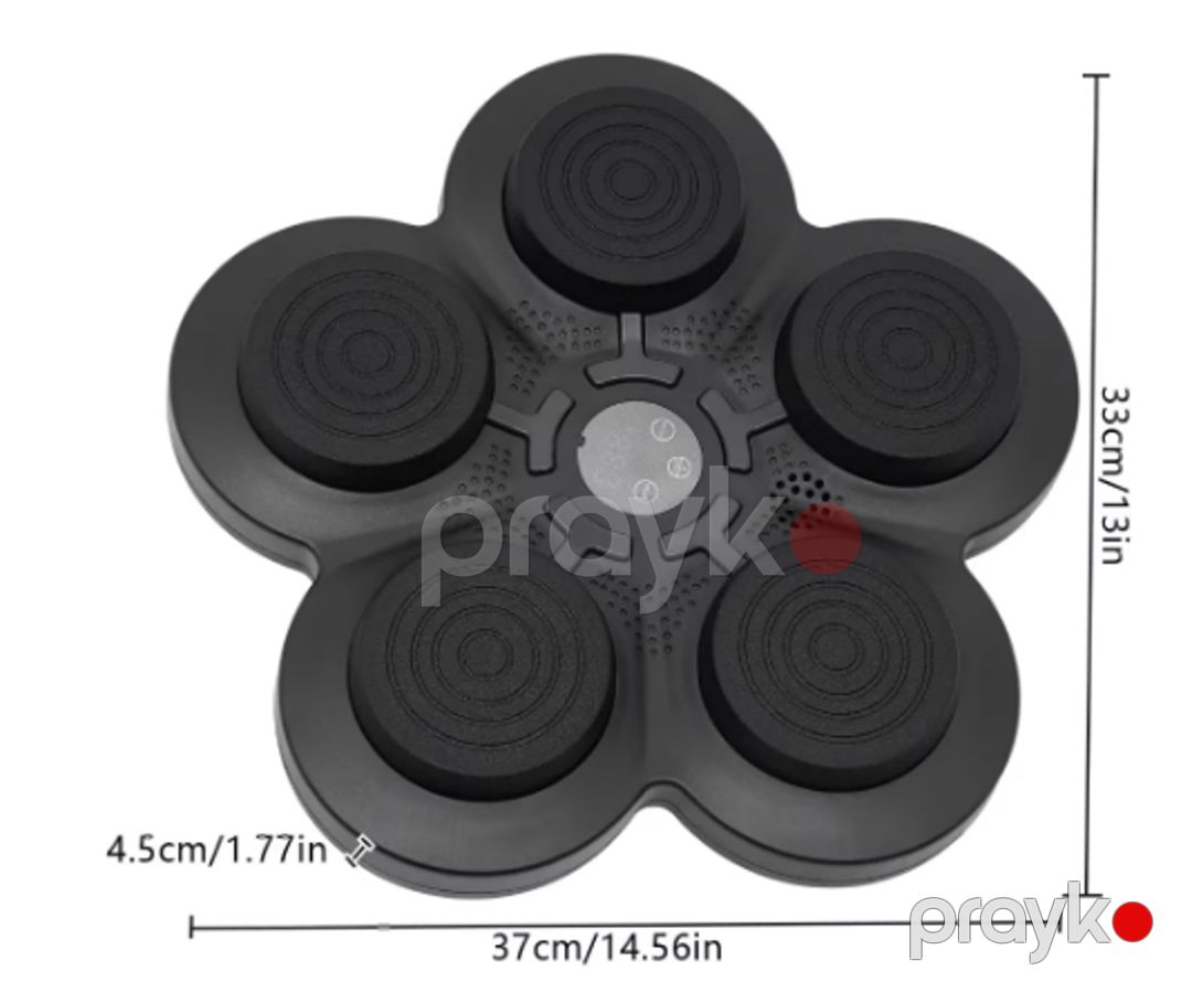 Boks lövhəsi və əlcəklər, musiqili, 37x33x4,5 sm, bluetooth, USB şarj, 9 səs ayarı, 5 funksiya, 600mAh batareya - WS0977 — Mallar, Bakı (2)