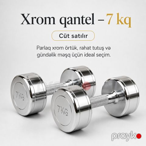 Qantel No brand, Bütöv tökmə, 7 kq, Xrom — Bakı