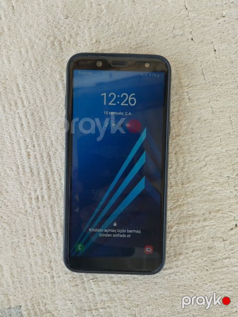 Samsung Galaxy A6, 32 GB, rəng - Qara, Barmaq izi — Bakı