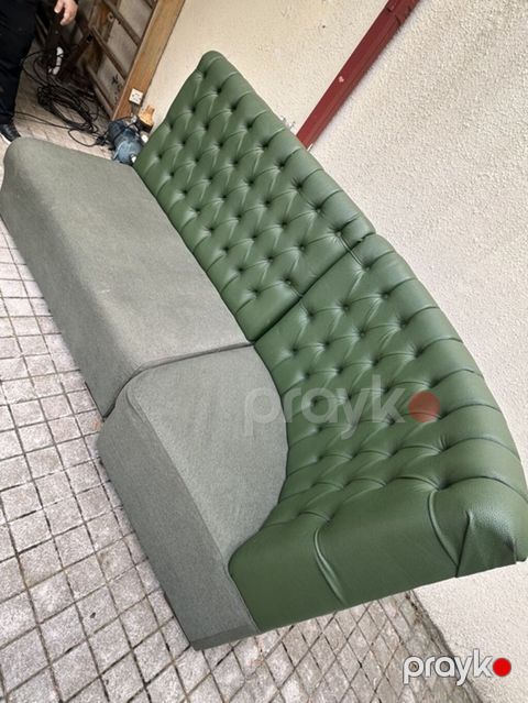 Yashil chesterfield divan. Rahat, qupkasi teze, gozel divan — Bakı