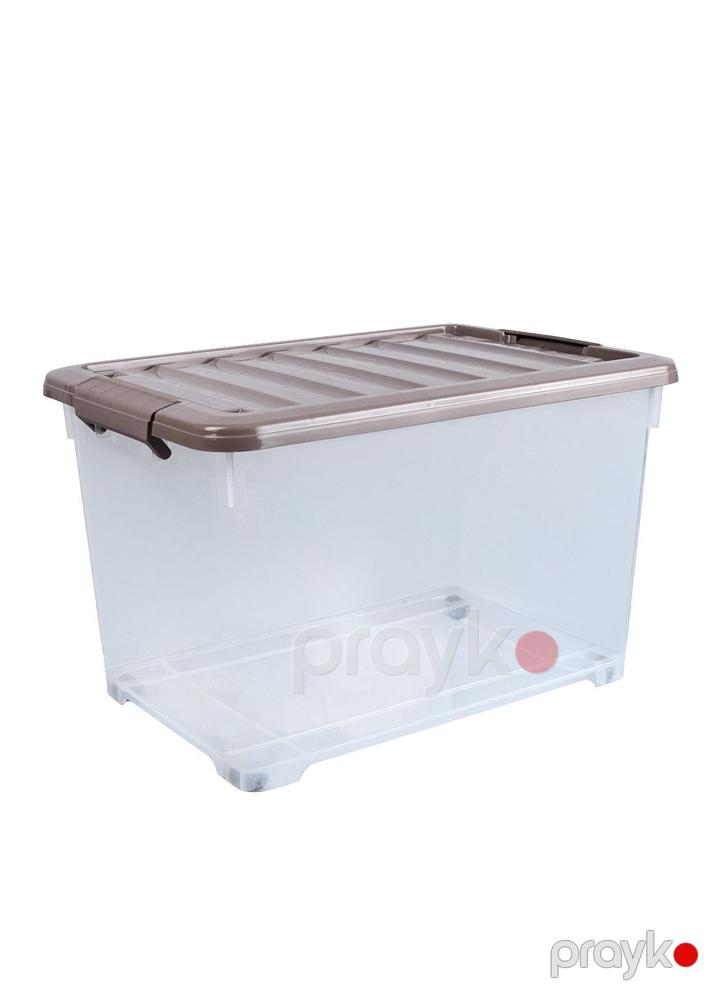 Saxlama qabı StarSplast, plastik, 25 l, 440x305x285 mm, şəffaf/qəhvəyi — Mallar, Bakı (3)