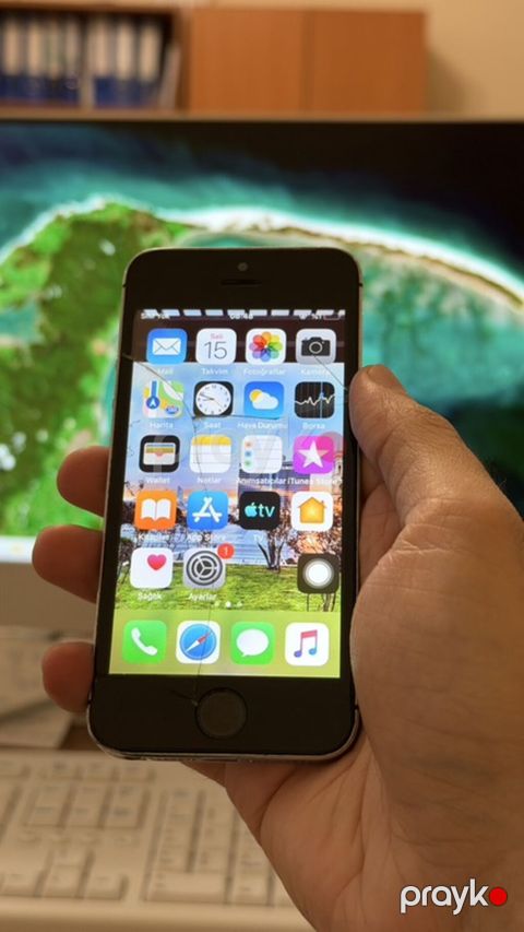 IPhone 5s, 16 GB, Qara, Barmaq izi — Bakı