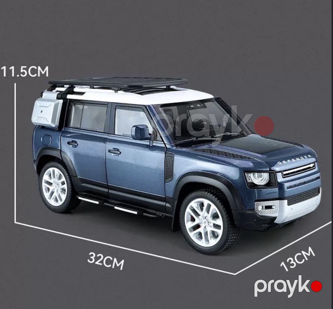 Maşın Land Rover Defender 110 1:24 00172, göy — Mallar, Bakı (3)