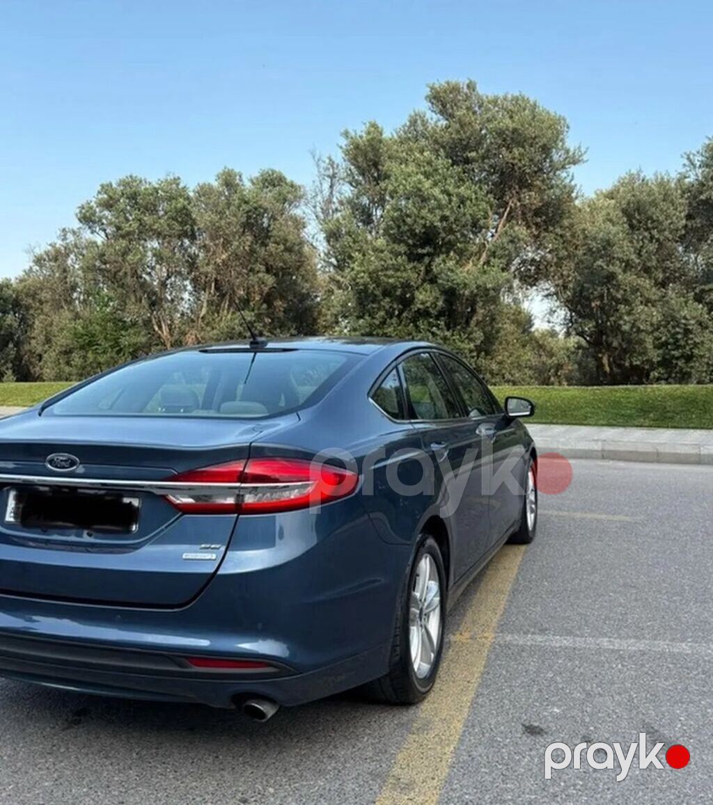 Ford Fusion sedan - Kuzov: 4 qapılı sedan, mavi rəng - Mühərrik — Avtomobillər, Bakı (5)
