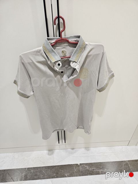 Polo köynək, Versace, M, rəng - Boz — Bakı