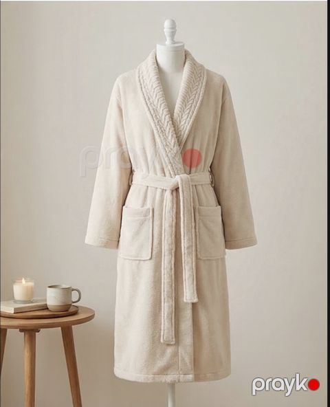 Qadınlar üçün hamam xələti HB086, bej, pambıq, ölçü L/XL — Bakı