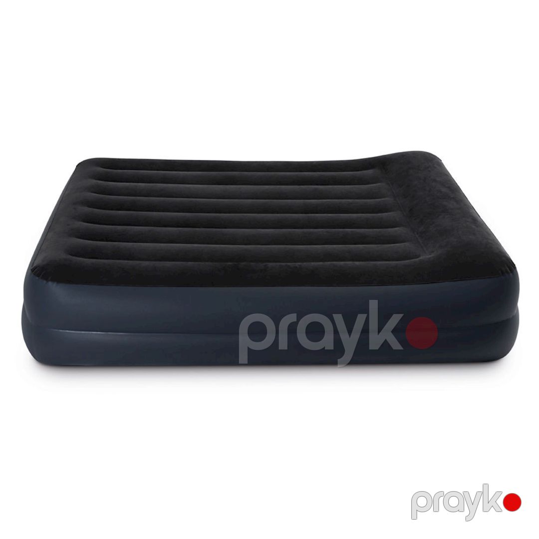 Şişmə çarpayı Intex Pillow Rest Raised Bed 64124, qara, 152х203х42 sm — Mallar, Bakı (2)