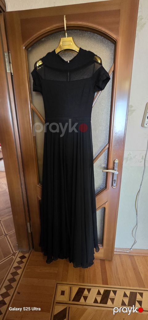 Qara uzun ziyafət/gecə geyimi - Rəng: klassik qara - Model: uzun — Bakı