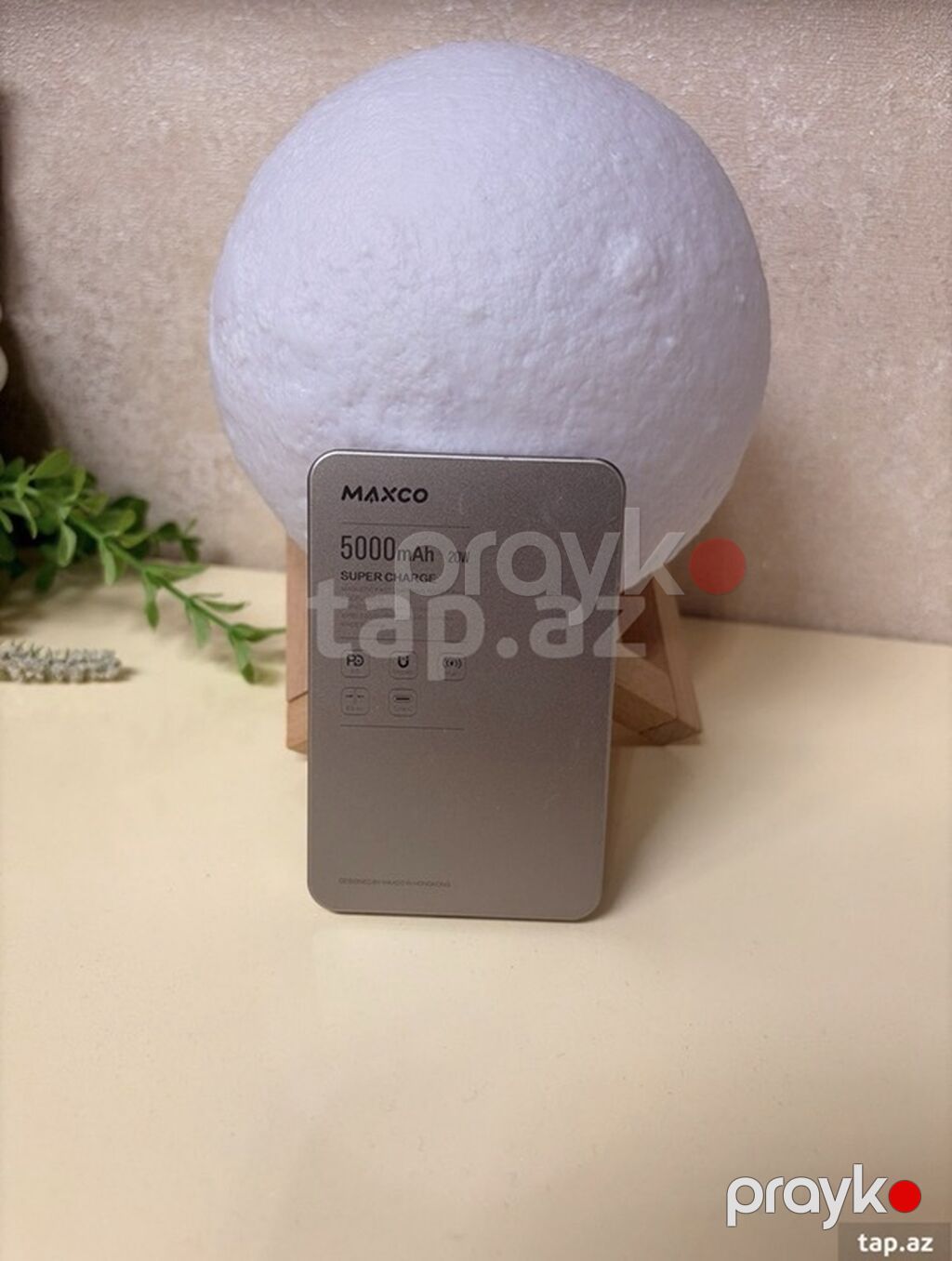 Maxco daşınan enerji bankı – 5000 mAh, 20W Super Charge Əsas — Powerbank-lər, Digah (3)
