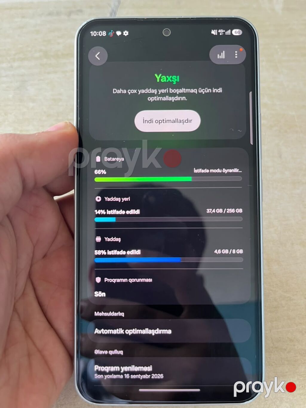 Samsung Galaxy A54 5G, 256 GB, rəng - Ağ, İki sim kartlı — Samsung, Bakı (2)