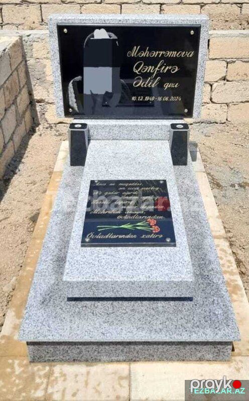 Mezar dasi qəbir abide — Plitka və örtü materialları, Bakı (2)