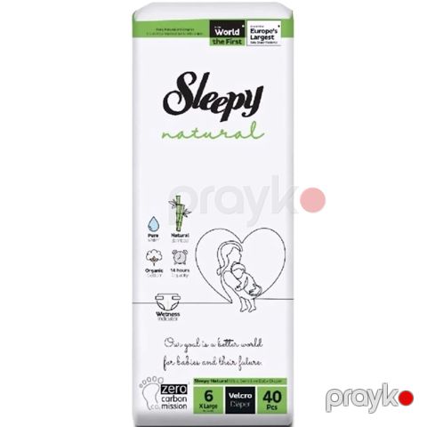 Tuman-bezlər Sleepy Natural Ultra Sensitive 6 Junior Extra, 15+ kq, 40 əd — Bakı