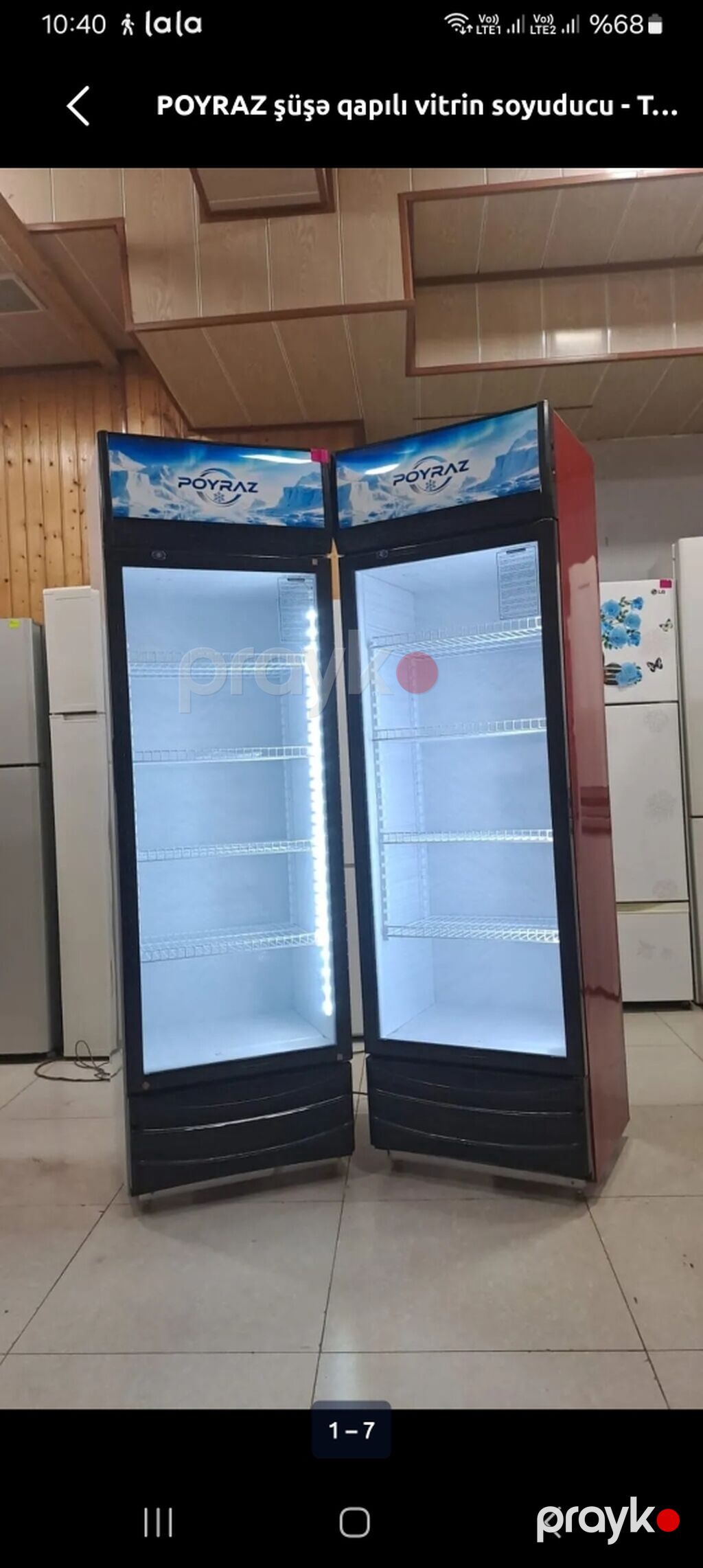 Teze pakofka Poyraz vitrinlerimiz satışda zemanetle kreditle elde ede — Soyuducular, Bakı (5)