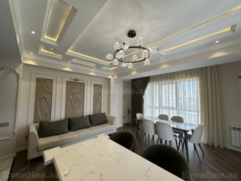Satılır 4 otaqlı Mənzil Yeni tikili 128 m² Bakı, Xətai r., Ağ şəhər — Mənzil, Bakı (2)