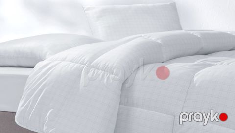 Yorğan Yataş Anti-Stress 155x215 sm, birnəfərlik, poliefir lif, ağ — Bakı