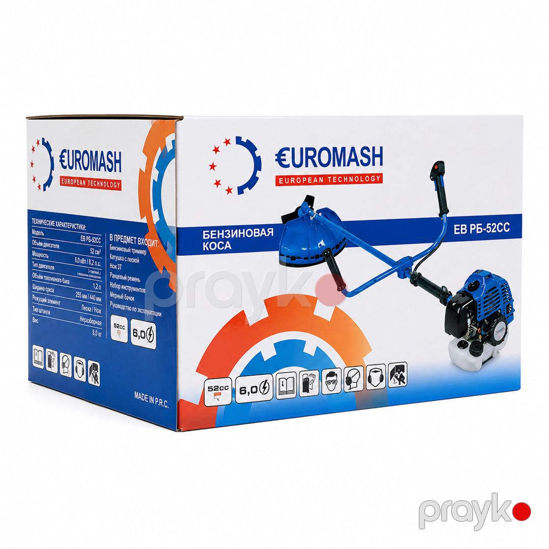 Benzin trimmer, Euromash 52cc EVPB-52CC — Mallar, Bakı (3)