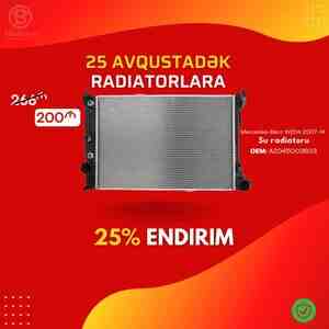 Mercedes W204 su radiatoru — Bakı