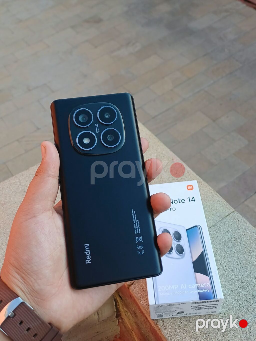 Redmi Note 14 Pro, 256 GB, rəng - Qara, Zəmanət, Barmaq izi, Simsiz şarj — Xiaomi, Bakı (2)