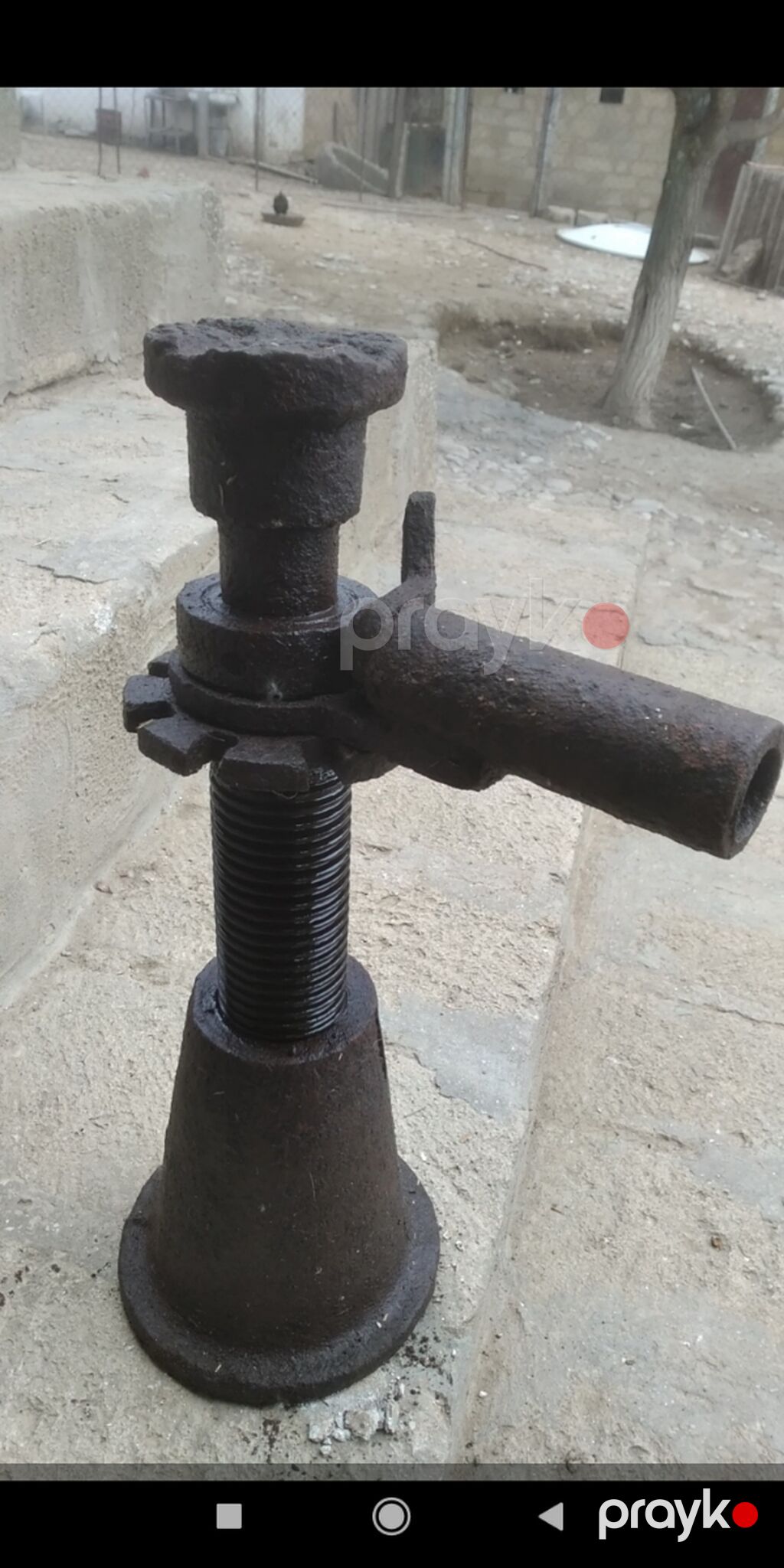 Mexaniki vintli domkrat - Material: tam polad/döküm konstruksiya — Avtomobil aləti, Bakı (3)