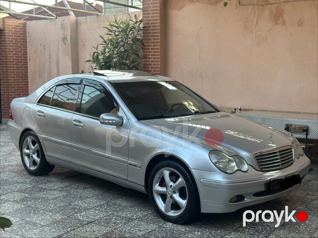 Mercedes C 240, 2.6 L, 2002 il, 200 000 km — Avtomobillər, Bakı (6)